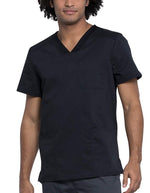 Cherokee Workwear Revolution Tech Men's 3 Pocket V-Neck Top Black