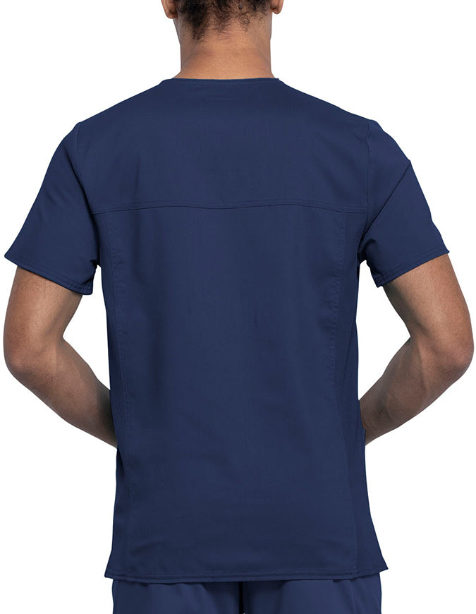 Cherokee Workwear Revolution Tech Men's 3 Pocket V-Neck Top navy