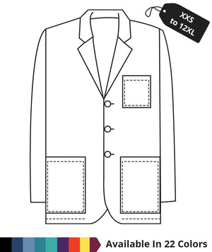 Made To Order Men's 32 Inch Button Front Consultation Lab Coat