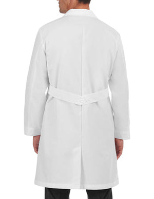 Free Embroidery Meta 40 Inch Men's White Lab Coat