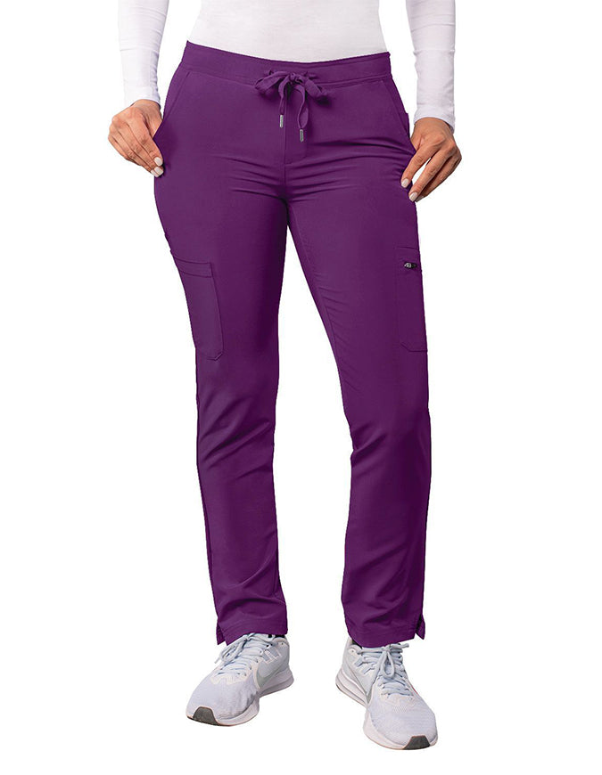 ADAR Addition Women's Go-Basic Scrub Set - Eggplant