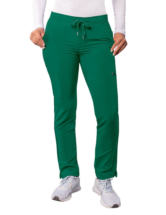 ADAR Addition Women's Go-Basic Scrub Set - Hunter Green