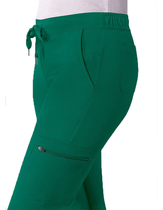 ADAR Addition Women's Go-Basic Scrub Set - Hunter Green