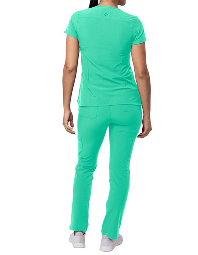 ADAR Addition Women's Go-Basic Scrub Set - Sea Glass