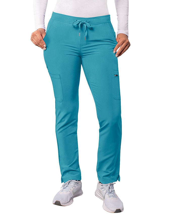 ADAR Addition Women's Go-Basic Scrub Set - teal Blue