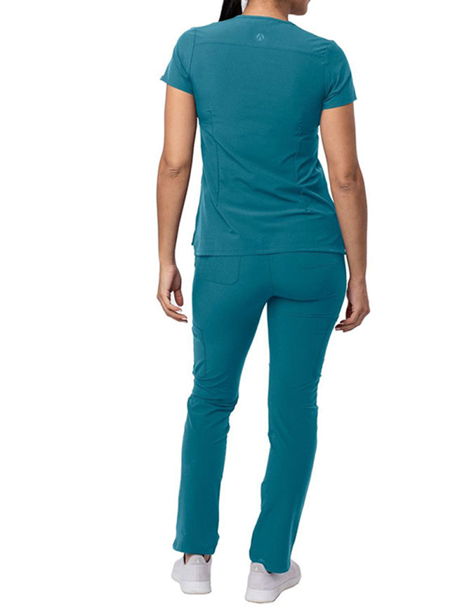 ADAR Addition Women's Go-Higher Scrub Set - Caribbean Blue