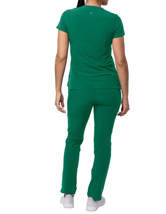 ADAR Addition Women's Go-Higher Scrub Set Hunter Green