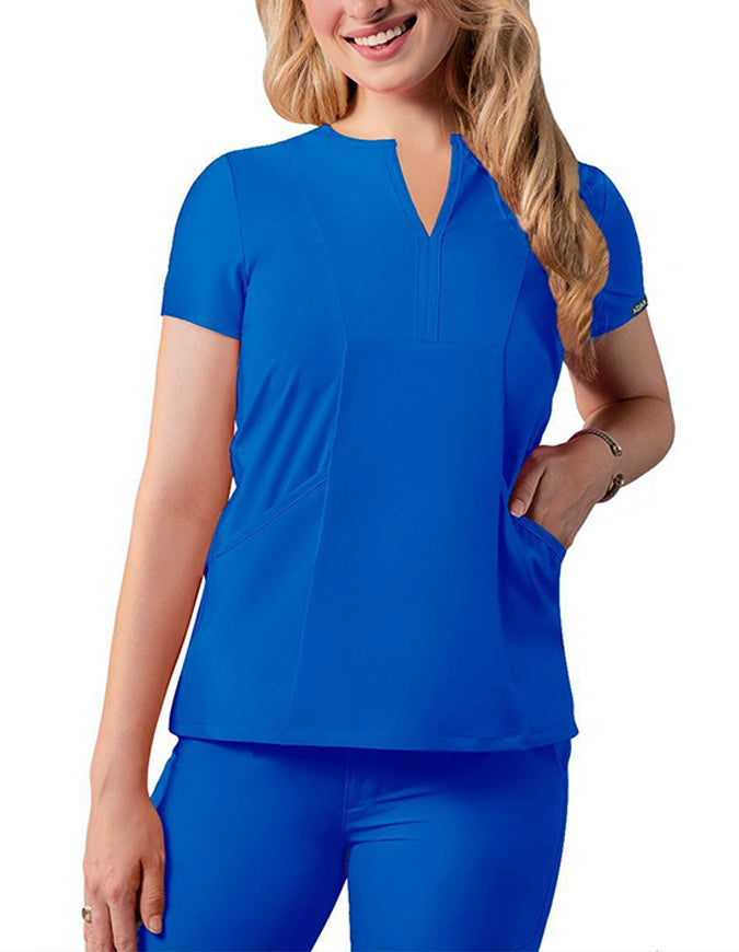 ADAR Addition Women's Go-Higher Scrub Set Royal