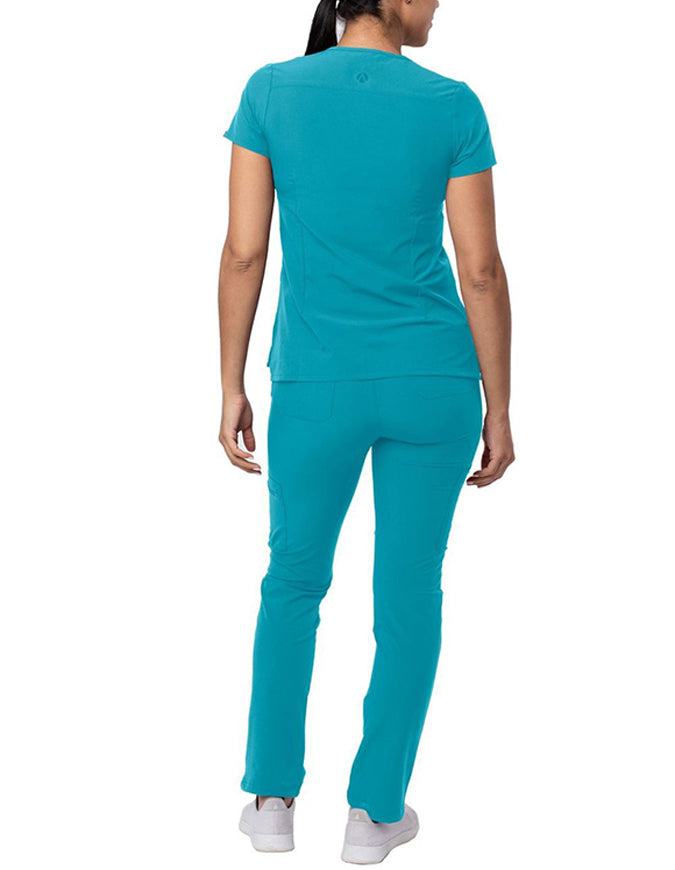 ADAR Addition Women's Go-Higher Scrub Set - Caribbean Blue