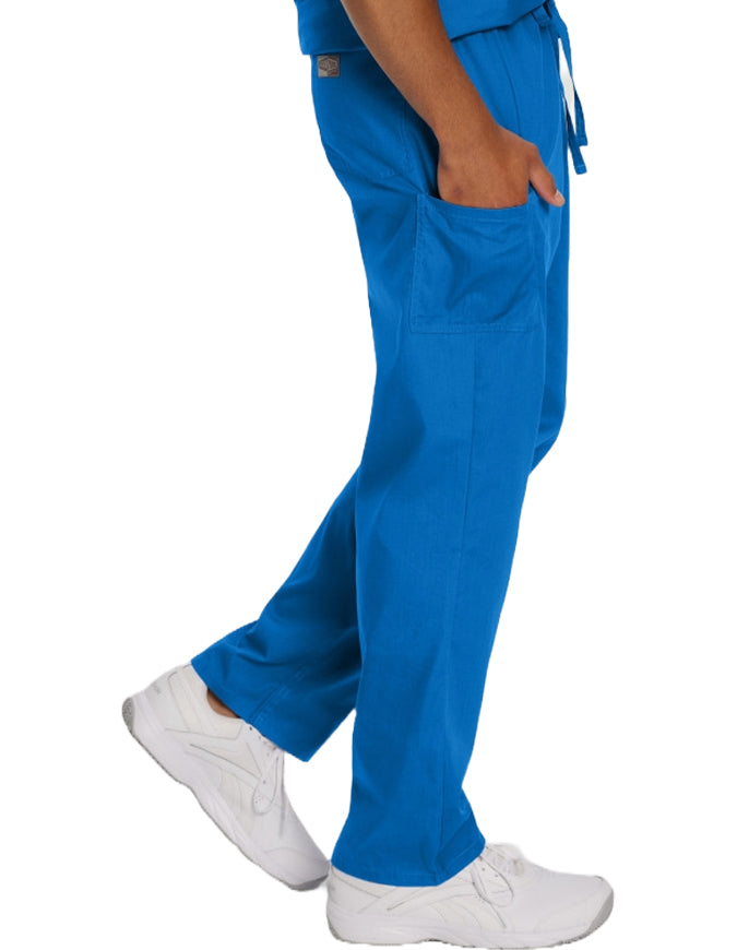 Landau ScrubZone 31.5 Inch Unisex Drawstring Medical Scrub Royal Blue