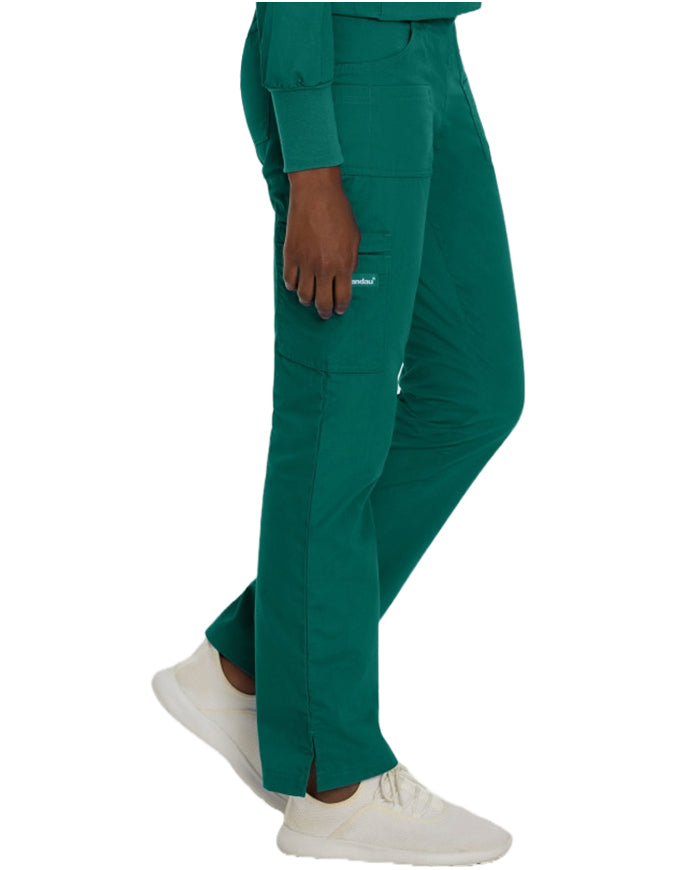 Landau Essentials Women's Modern Fit Cargo Pant Hunter Green