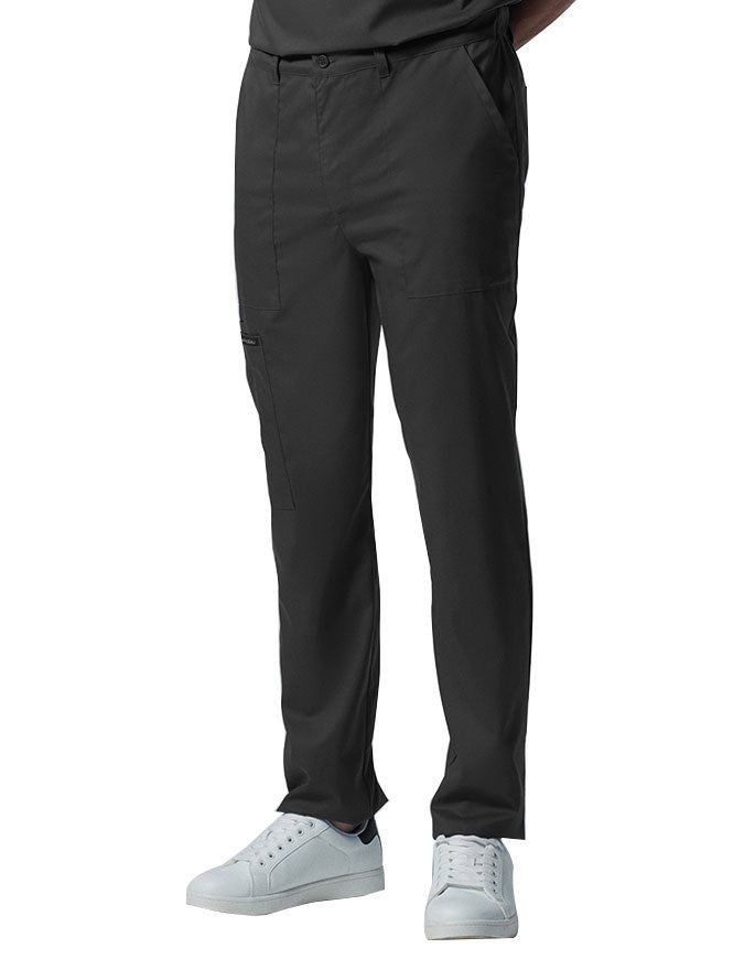 Landau Proflex Men's Straight-Leg Cargo Scrub Short Pant True Black