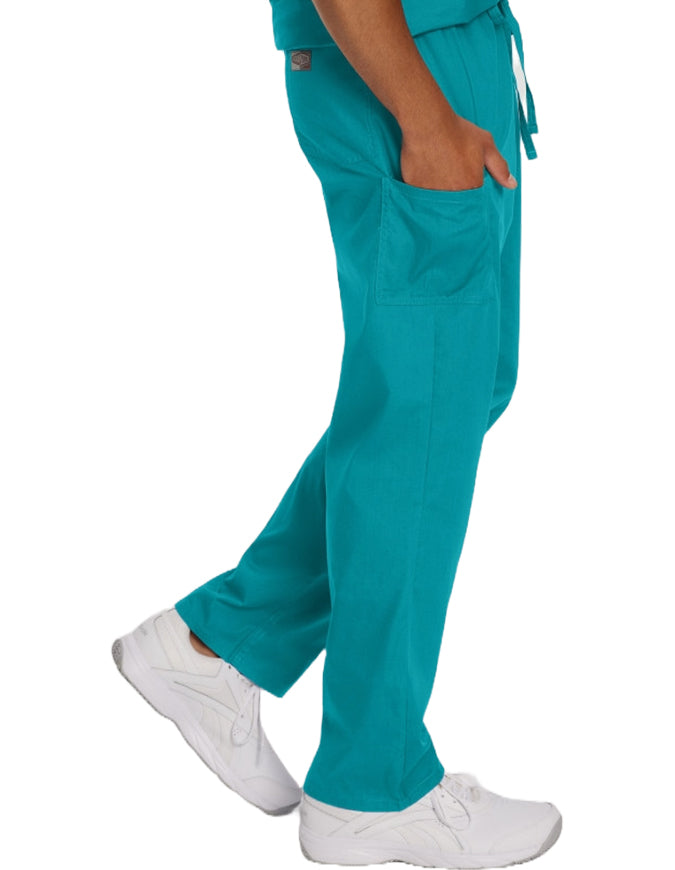 Landau ScrubZone 31.5 Inch Unisex Drawstring Medical Scrub Teal