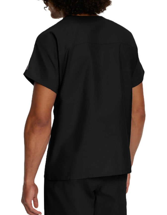 Landau ScrubZone 27.5 Inch Unisex V-Neck Scrub Top Landau ScrubZone 27.5 Inch Unisex V-Neck Scrub Top Black