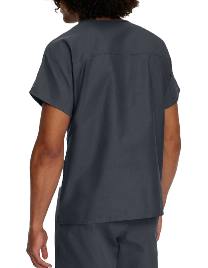 Landau ScrubZone 27.5 Inch Unisex V-Neck Scrub Top Landau ScrubZone 27.5 Inch Unisex V-Neck Scrub Top Graphite