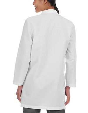 Meta 33 Inch Women's Medical Lab Coat - White