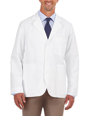 White Swan Meta Seven Pockets Unisex 30 inch Lab Coat - White