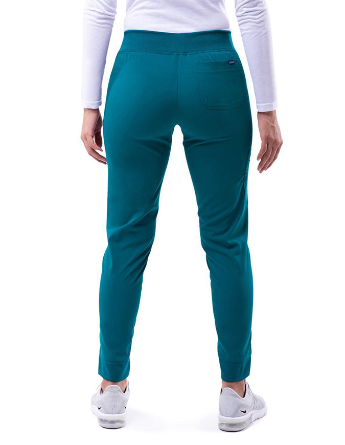 Adar Pro Women's Yoga Jogger Skinny Pant - Caribbean Blue