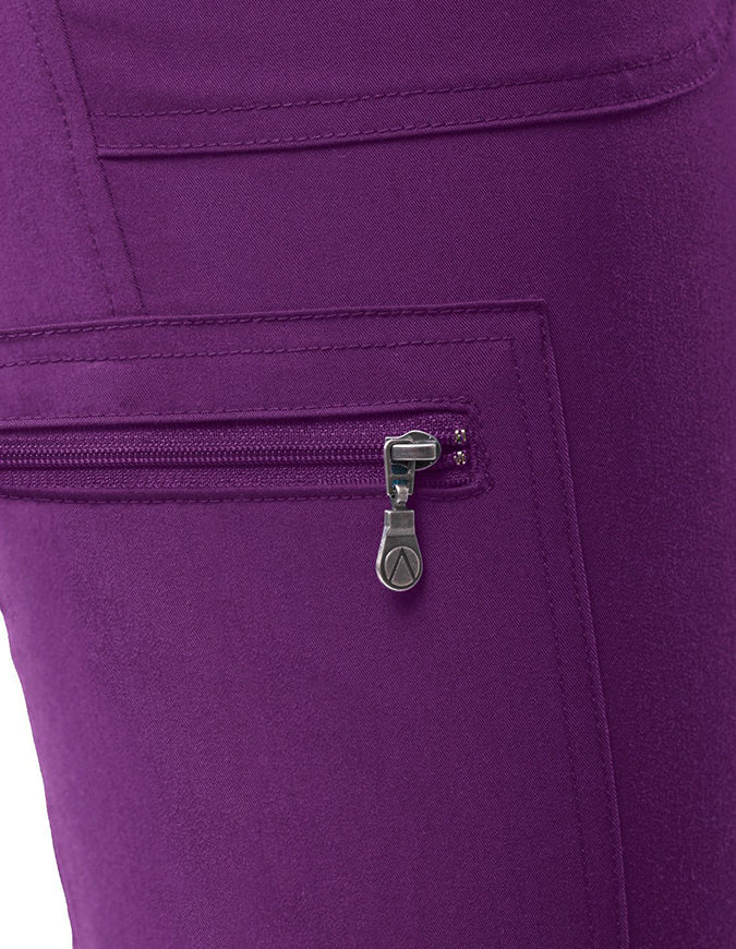 Adar Pro Women's Yoga Jogger Skinny Pant - Eggplant