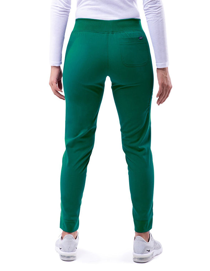 Adar Pro Women's Yoga Jogger Skinny Pant - Hunter Green