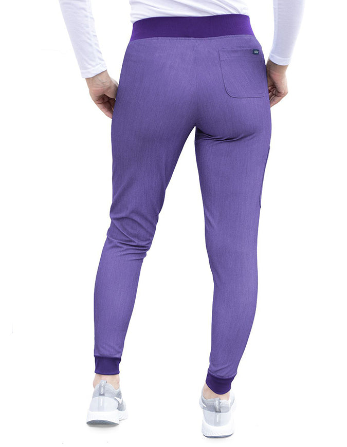 Adar Pro Women's Yoga Jogger Skinny Pant -  Heather Grape