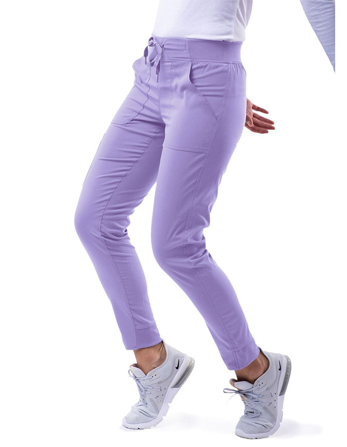 Adar Pro Women's Yoga Jogger Skinny Pant - Lavender