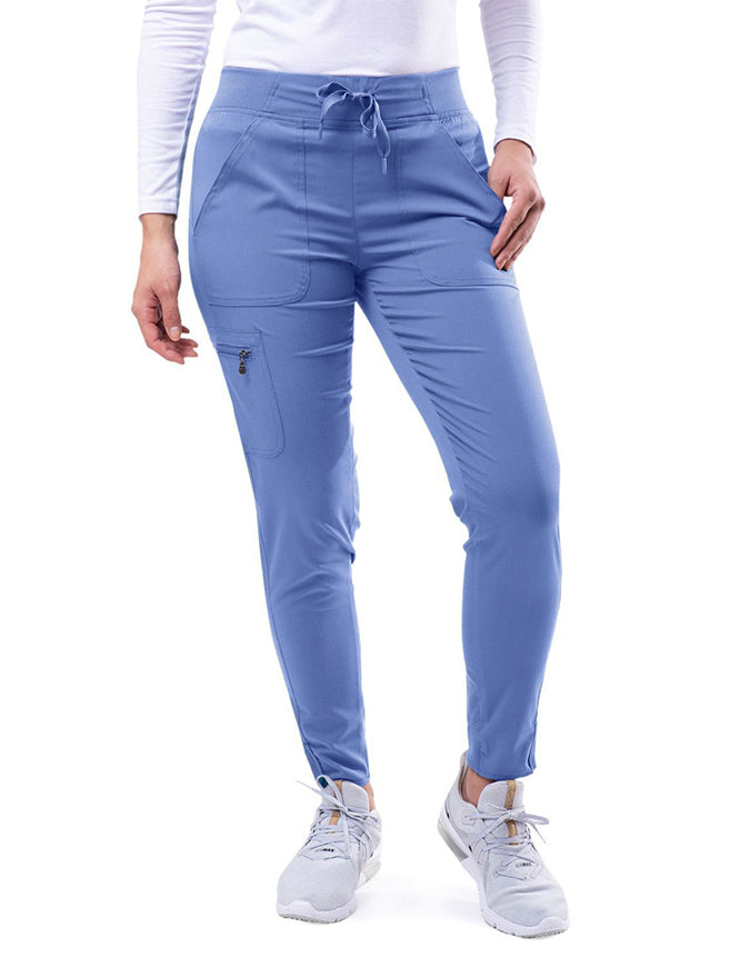 ADAR Pro Women's Movement Booster Jogger Scrub Set - Ceil Blue