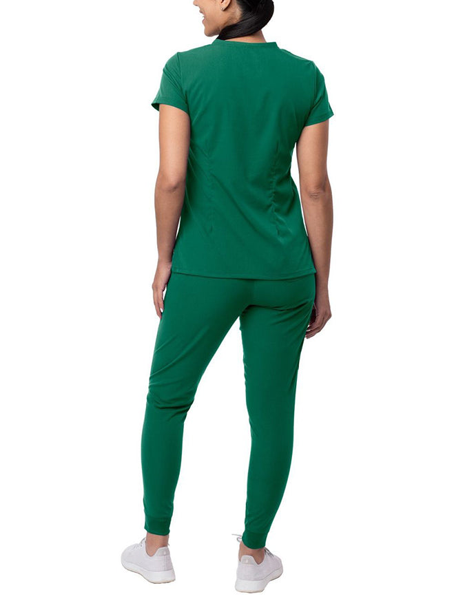 ADAR Pro Women's Movement Booster Jogger Scrub Set - Hunter Green