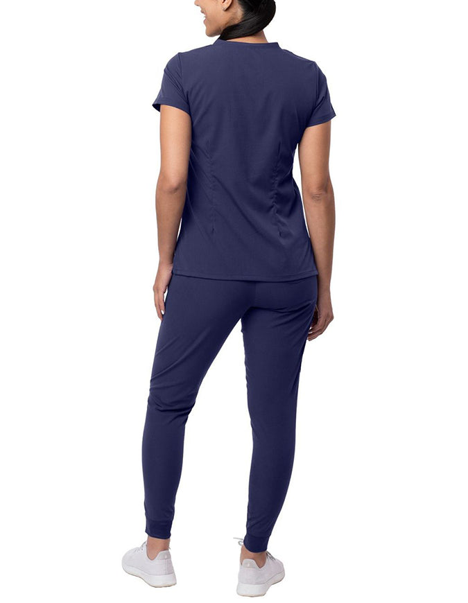 ADAR Pro Women's Movement Booster Jogger Scrub Set - Navy